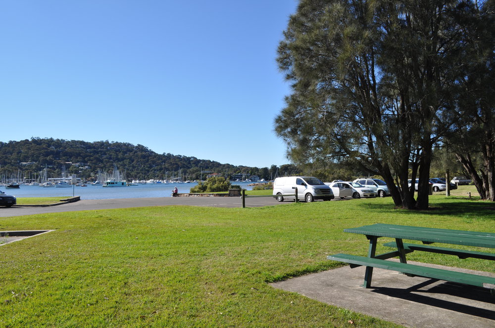 View onto Pittwater from Bayview Park