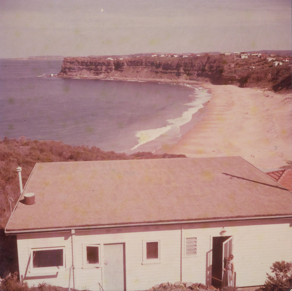 Dwelling at Bungan Head Road overlooking Bungan Beach, 1956