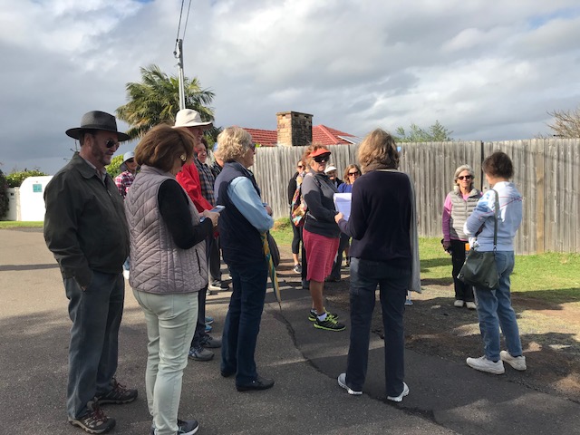 Tour group at Bungan Beach