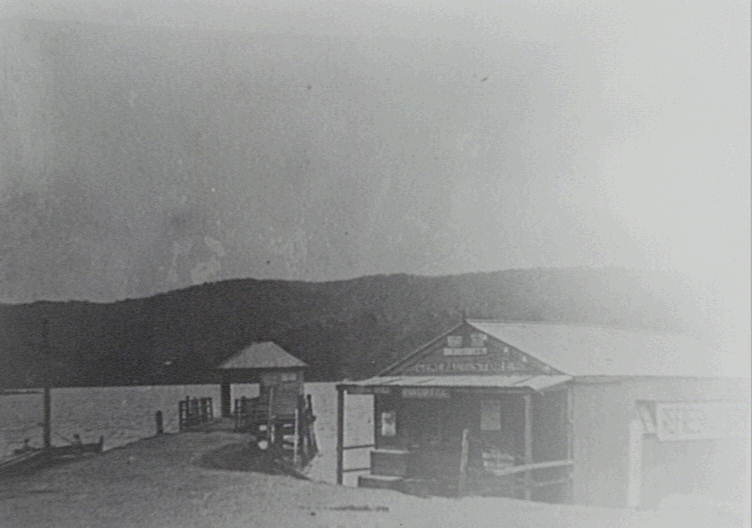 General store and wharf at Church Point and Post Office established 1909