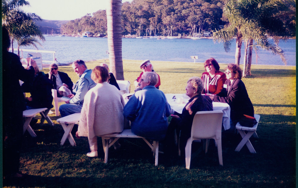 Pasadena restaurant looking towards Scotland Island and Pittwater, Church Point.