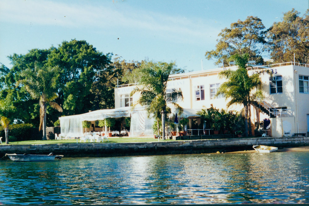 Pasadena Restaurant/Hotel at Church Point viewed from the water.