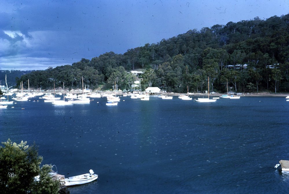 Storm, view from 'Kanangra' towards Church Point.