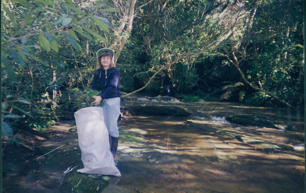 Catchment test day at Mullet Creek. 1998.