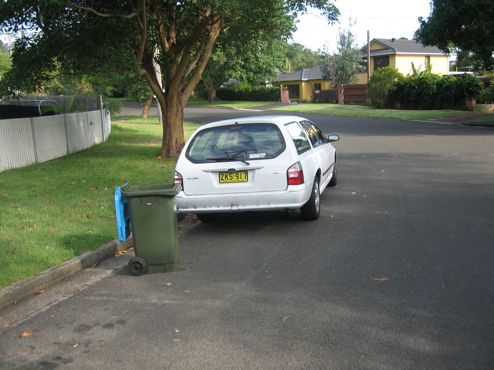 Car parked in Amaroo Avenue, Elanora Heights