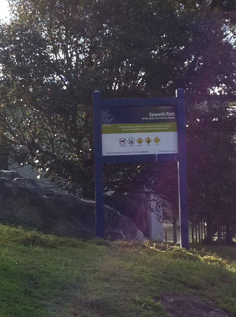 Epworth Park, Elanora Heights. 