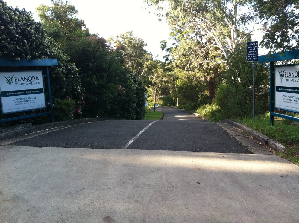 Entrance to Elanora Uniting Venues. 