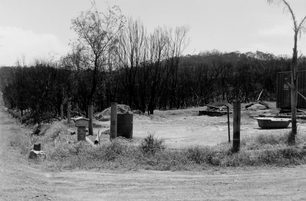 Fire damage at Ingleside Council depot.