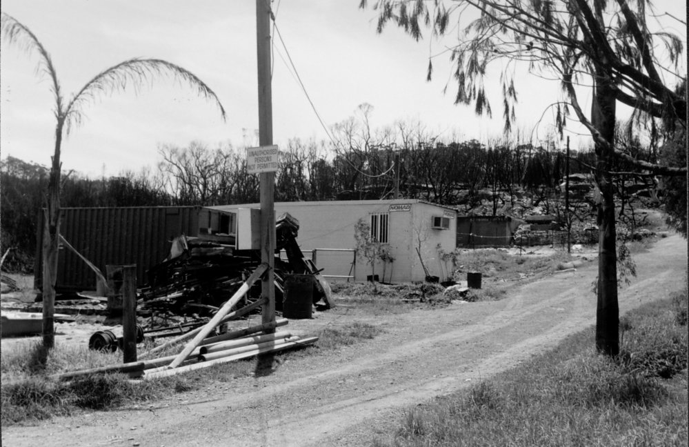 Fire Damage at Ingleside Council Depot.
