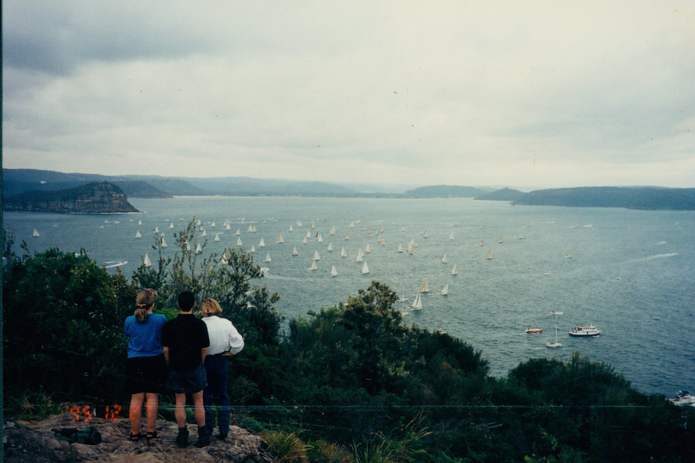 Boxing Day watching the Sydney to Hobart Yacht Race