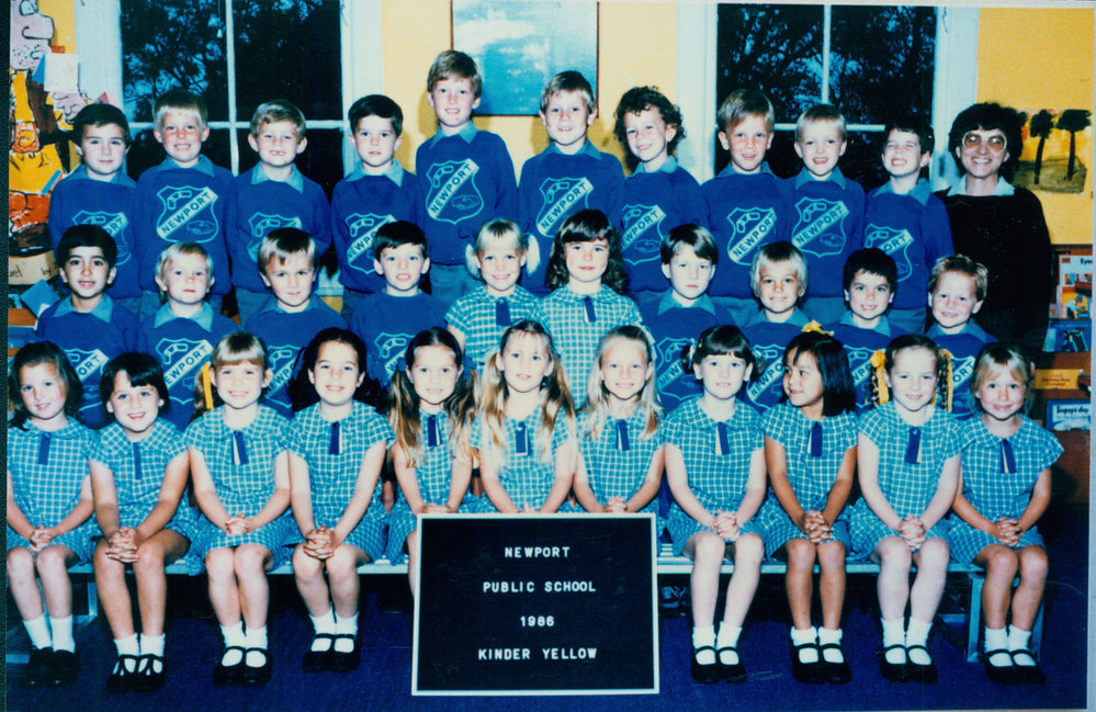Newport Public School, Kindergarten - Yellow, 1986