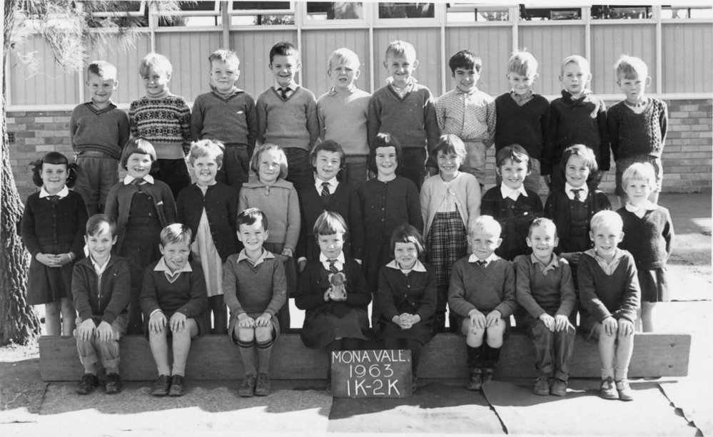 Mona Vale Public School photograph, Class 1K-2K 1963