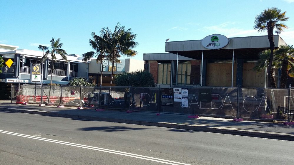 Renovations on the Mona Vale Hotel.