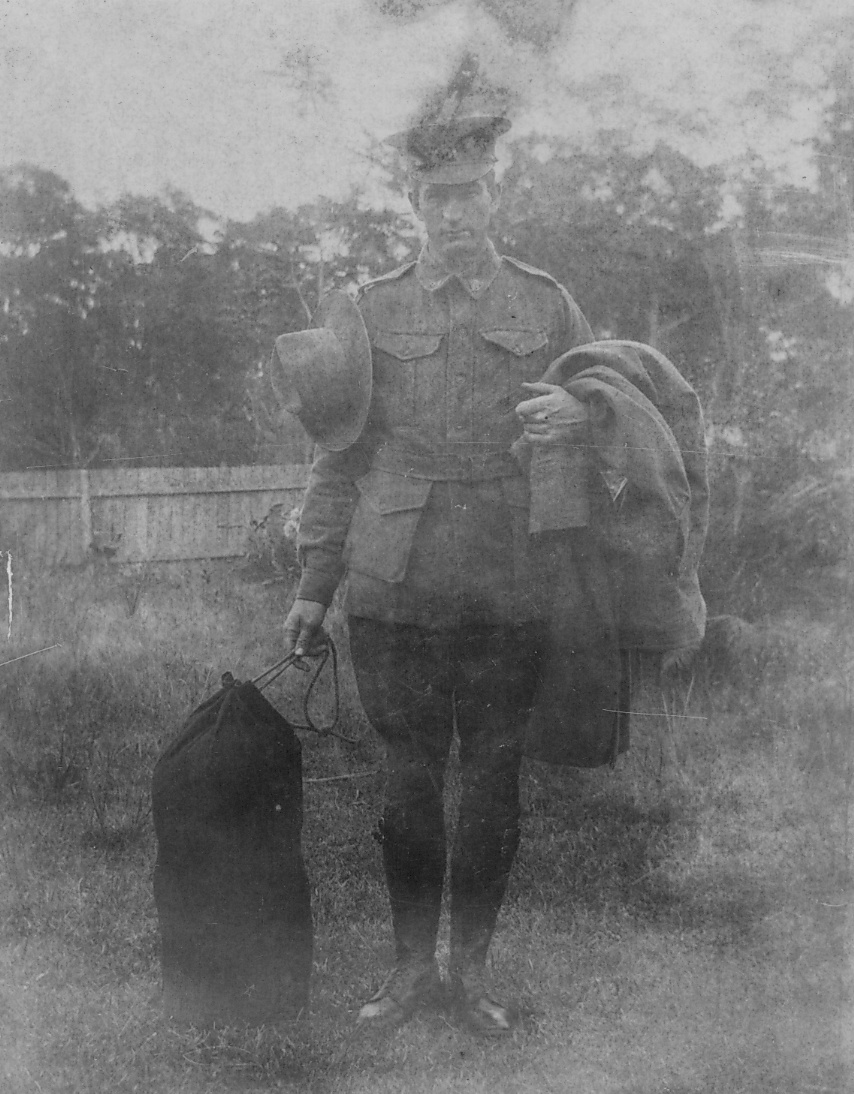 Rupert Wyndham in uniform, Mona Vale.