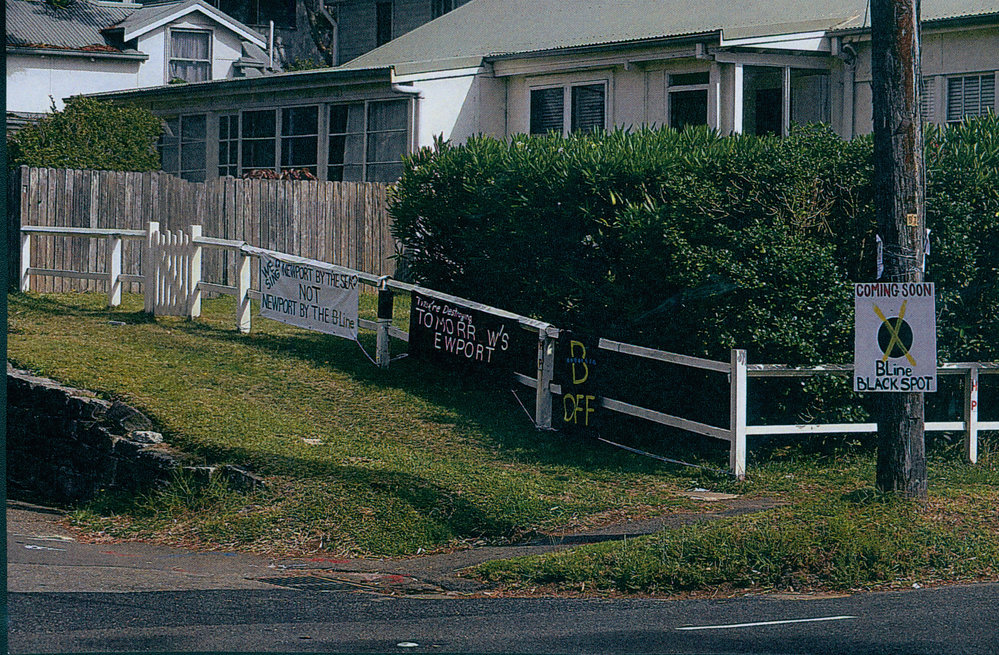 B-Line bus service proposed turning circle in Neptune Road, Newport, 2017