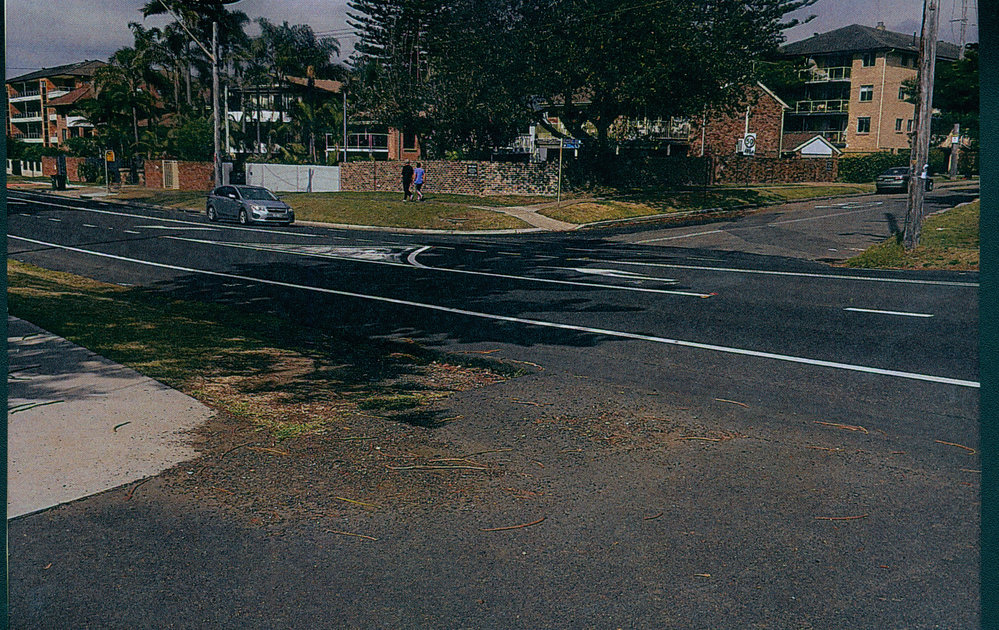 B-Line bus service proposed turning circle in Neptune Road, Newport, 2017