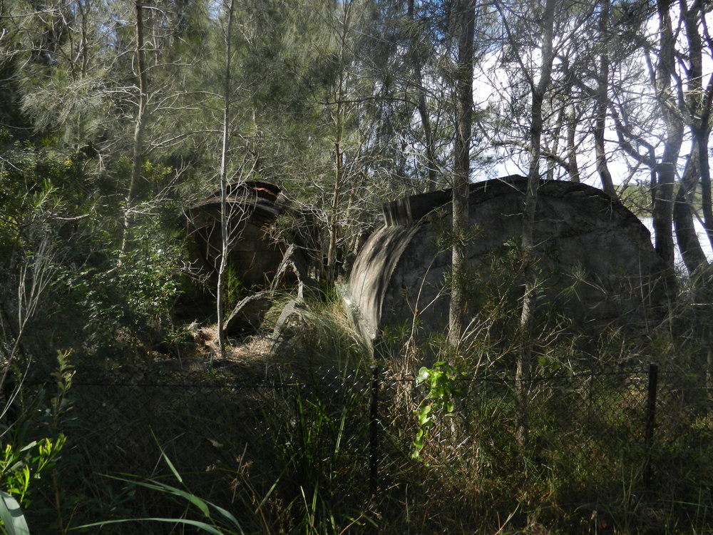 Remains of the cement works situated along the Narrabeen Lagoon Trail.