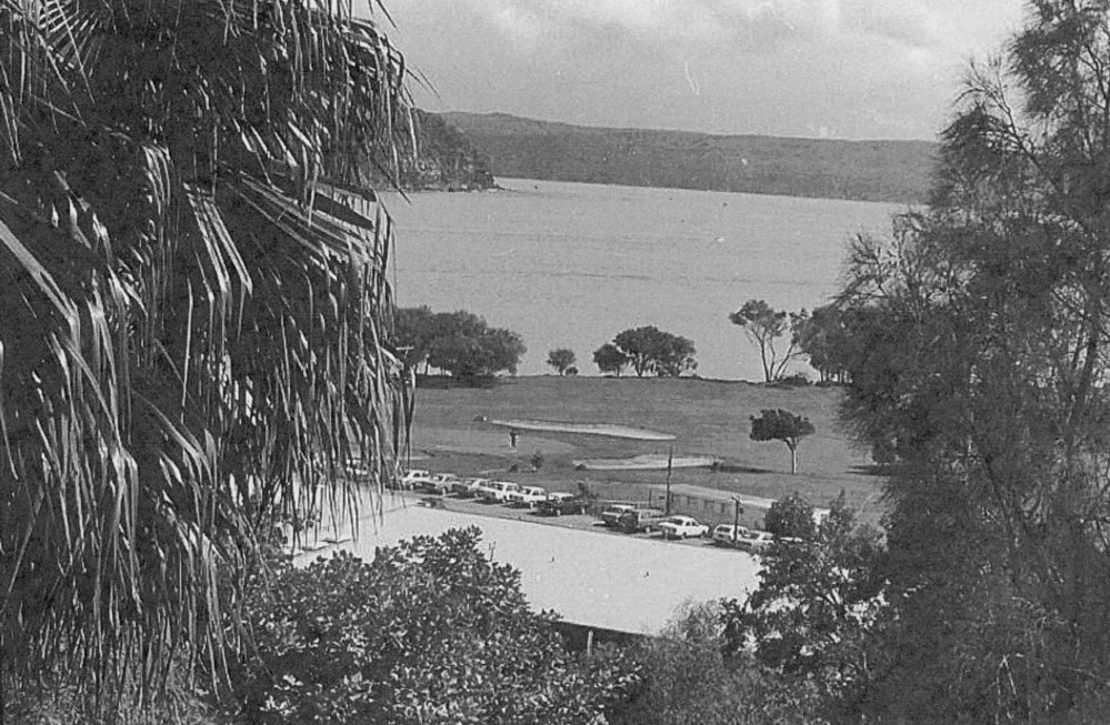 View from 'The Hideaway' of golf course, Palm Beach, 1975