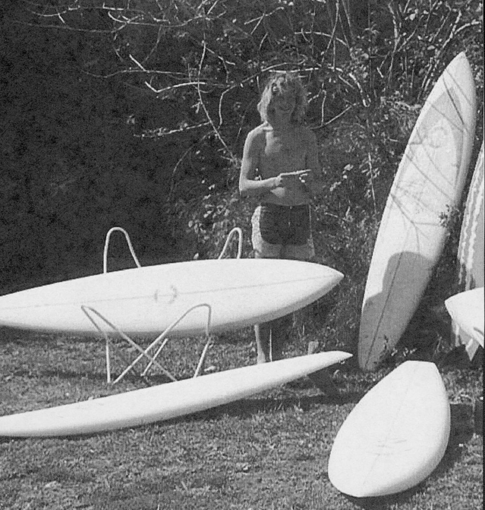 Surfboards at Palm Beach, 1975