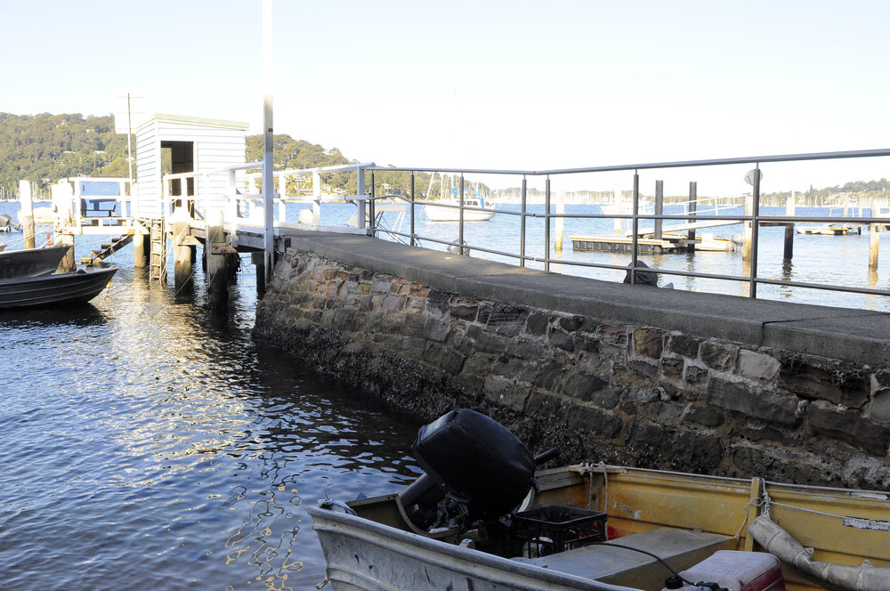 Wharf on Scotland Island, 2013