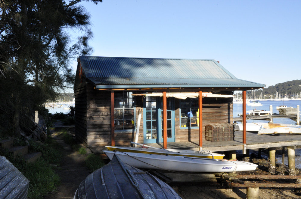 A boathouse on Scotland Island. 2013.