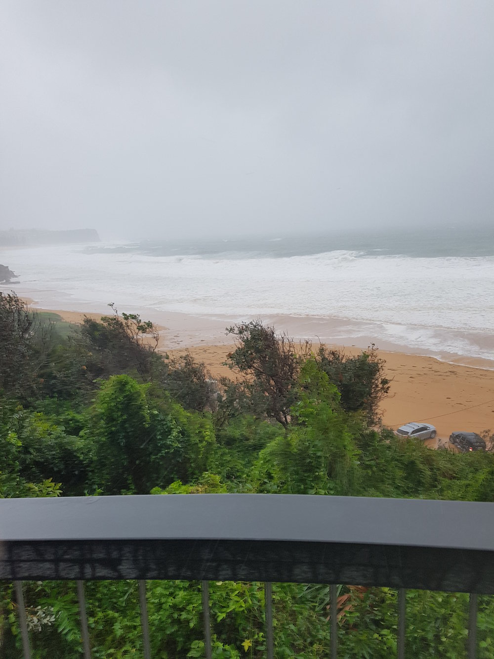Midday at Warriewood Beach on 5th June 2016.