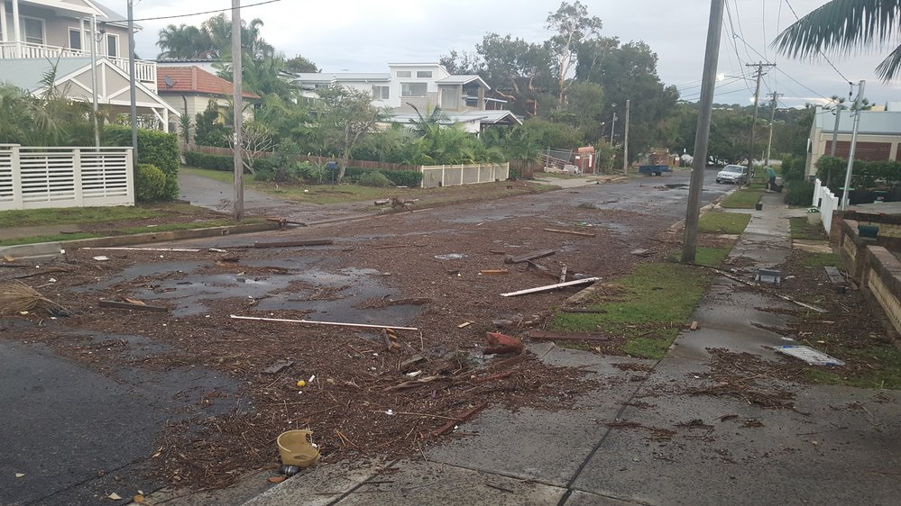 Storm damage, Malcolm Street, Narrabeen, 7am, 5th June 2016