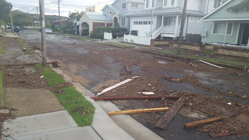 Flood damage, Malcolm Street, Narrabeen, 7am, 5th June 2016