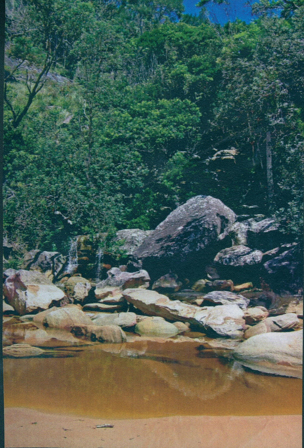 Unnamed waterfall, Ku-ring-gai Chase.