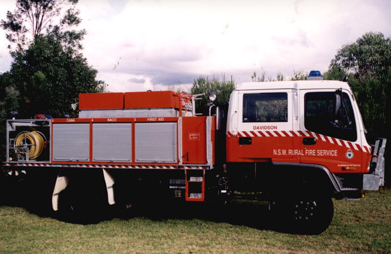 Davidson Rural Fire Brigade Fire Engine | Northern Beaches Council