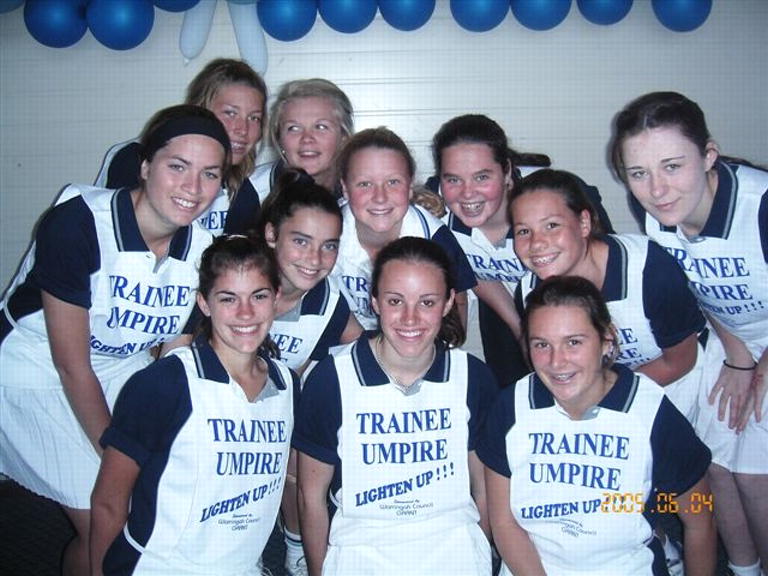 Manly Warringah Netball Trainee Umpires