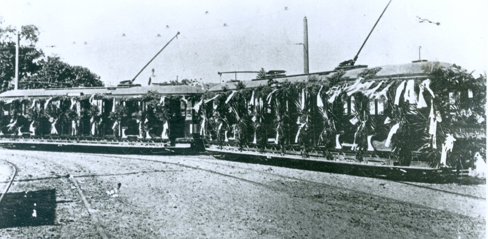 First Electric Tram to Narrabeen