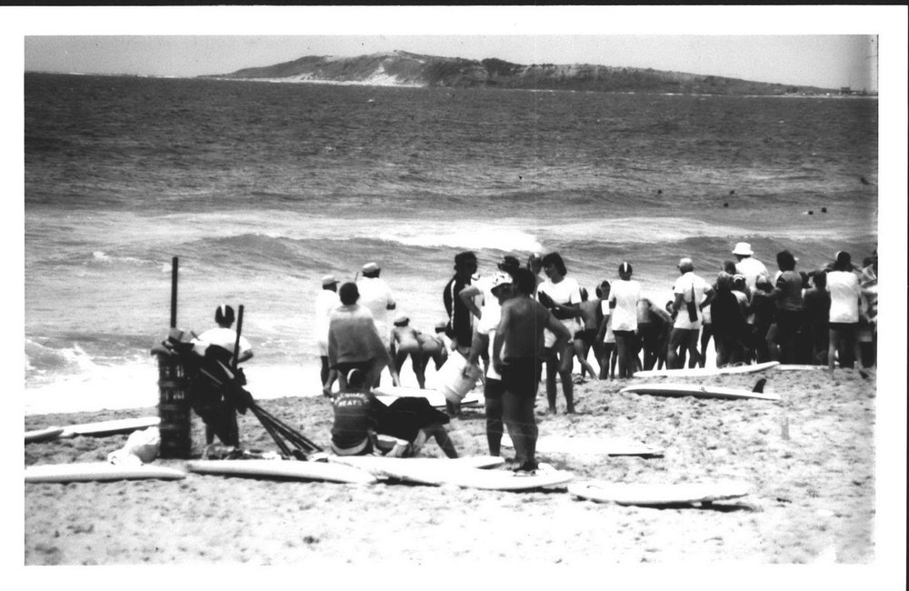 Surfing at Narrabeen Beach