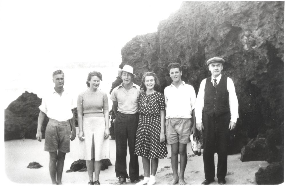 Gibling and Steber families at Long Reef