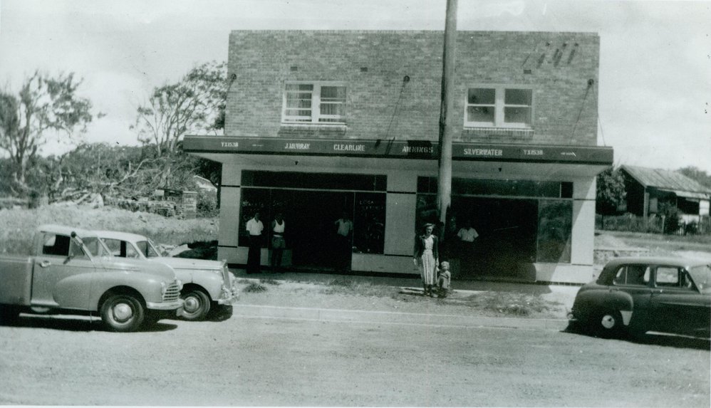 First shops in Mona Vale, 1953