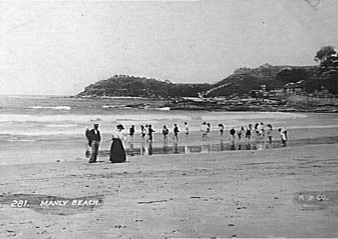 Manly Beach, Fairy Bower and Shelly Beach, c 1888