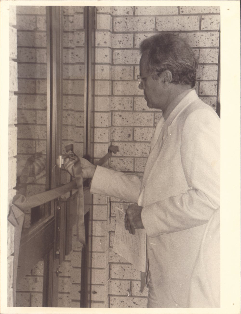 Paul Couvret opening the new North Balgowlah Community Centre