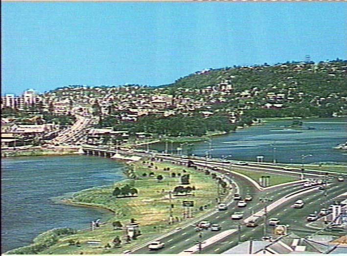 Narrabeen Lakes and Pittwater Road Bridge
