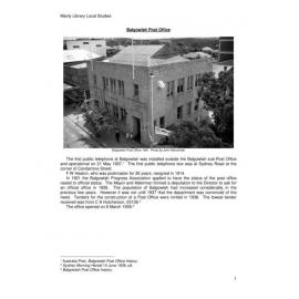 Balgowlah Post Office