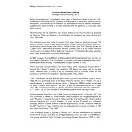 Foreshore Reservations in Manly