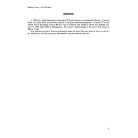 Haideeville and Seaforth