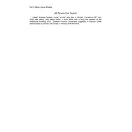 JAF Fenwick Park Seaforth