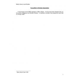 Young Mens Christian Association