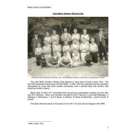 Little Manly Amateur Rowing Club