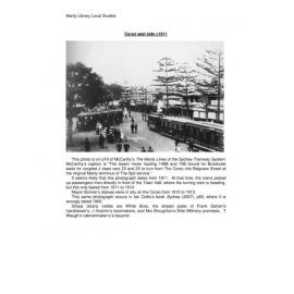 Manly Corso East Side c1911