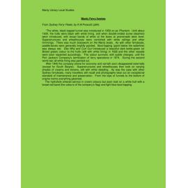 Manly Ferry Liveries