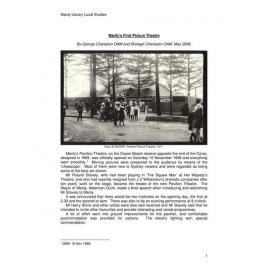 Manly's First Cinema Pavilion Theatre