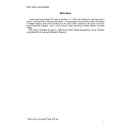 Marks Grant Seaforth