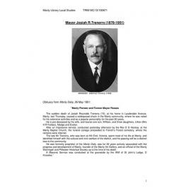 Mayor Josiah R Trenerry