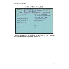 Paul Chester Jerome Brickhill 403313